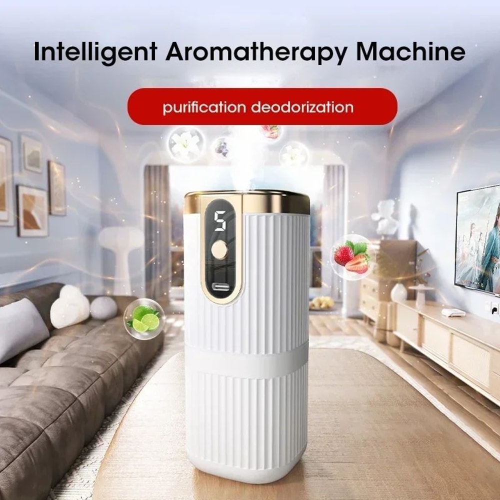 Rechargeable Portable Essential Oil Diffuser 5Level Mist Cordless Aromatherapy Humidifier For Home 3