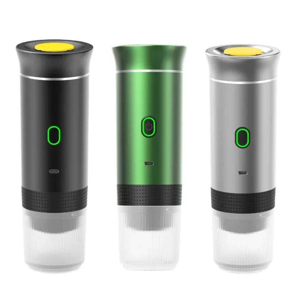 3in1 Portable Espresso Machine For Car Home Capsule Ground Travel Coffee Maker 0