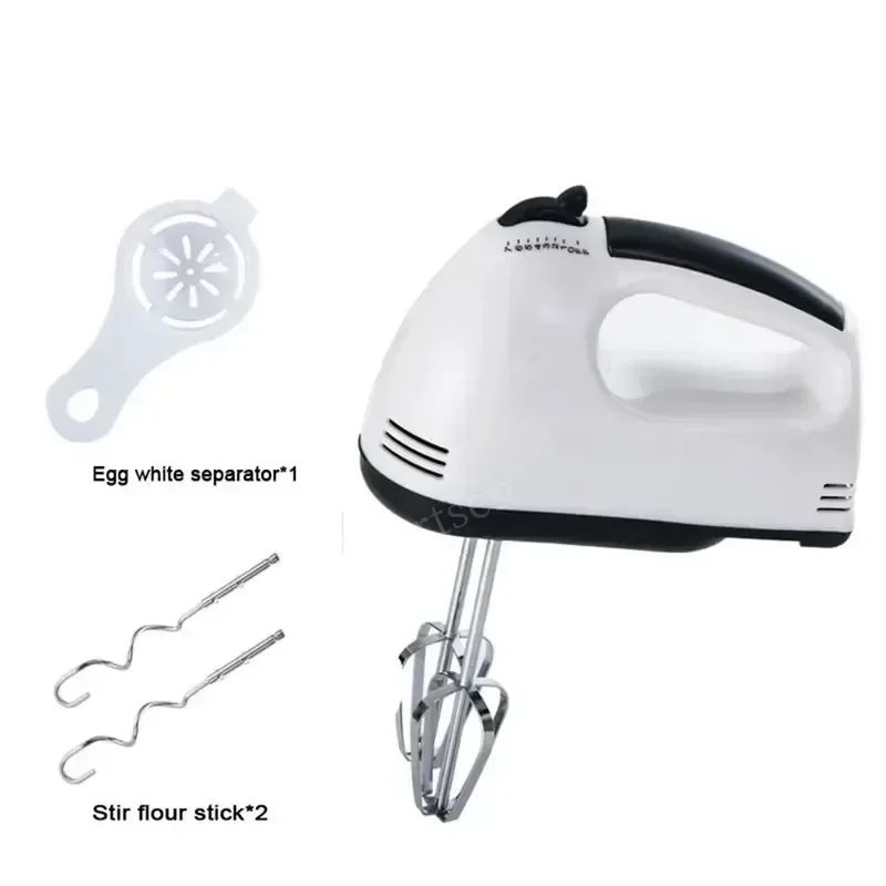 7Speed Handheld Electric Mixer For Eggs Cream Baking Compact Mini Kitchen Mixer 4