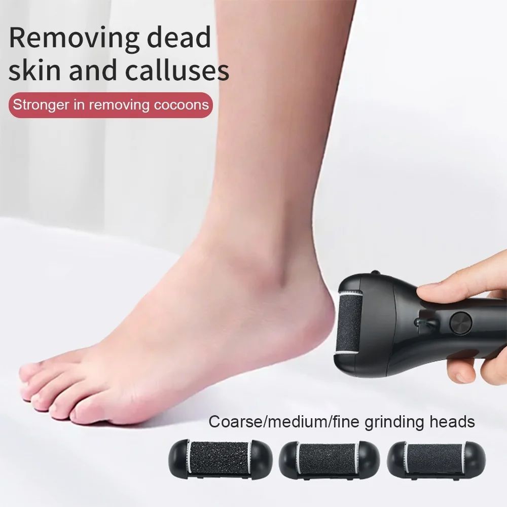 Rechargeable Electric Foot File Callus Remover For Smooth Heels USB Pedicure Tool For Men Women 5