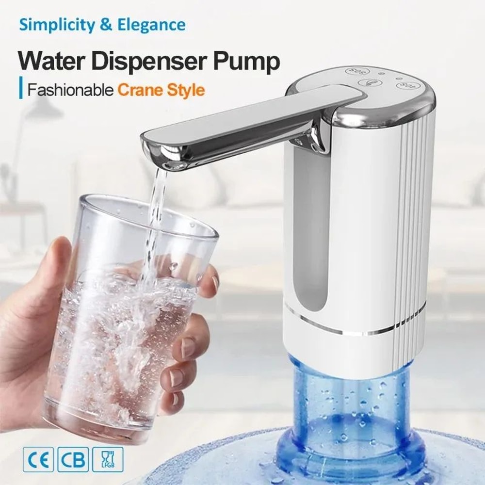 Foldable USB Electric Water Dispenser Pump For 5 Gallon Bottles Portable Automatic Water Bottle Di 0