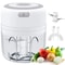 Cordless 300ml Electric Garlic Chopper USB Rechargeable Mini Food Processor With Stainless Steel B 0