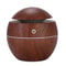 Wood Grain USB Ultrasonic Cool Mist Humidifier Essential Oil Aroma Diffuser 6