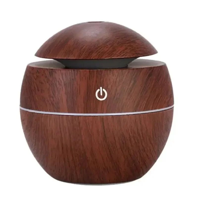 Wood Grain USB Ultrasonic Cool Mist Humidifier Essential Oil Aroma Diffuser 6