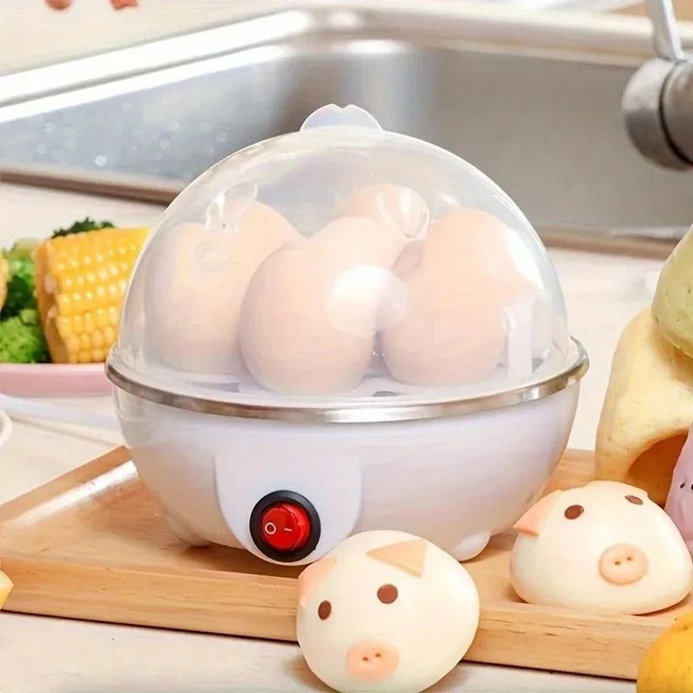 7Egg Electric Egg Cooker With Auto ShutOff MultiFunction Egg Steamer Automatic Egg Boiler 0