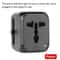 Universal Travel Adapter With USBC Dual USB Ports USEUUKAU Fast Worldwide Charger 1