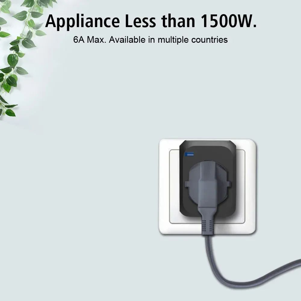 Universal Travel Adapter With USBC Dual USB Ports USEUUKAU Fast Worldwide Charger 3