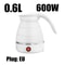 Foldable Travel Electric Kettle 600ml Portable FastBoil Mini Water Boiler For Hotels Camping Dail 6