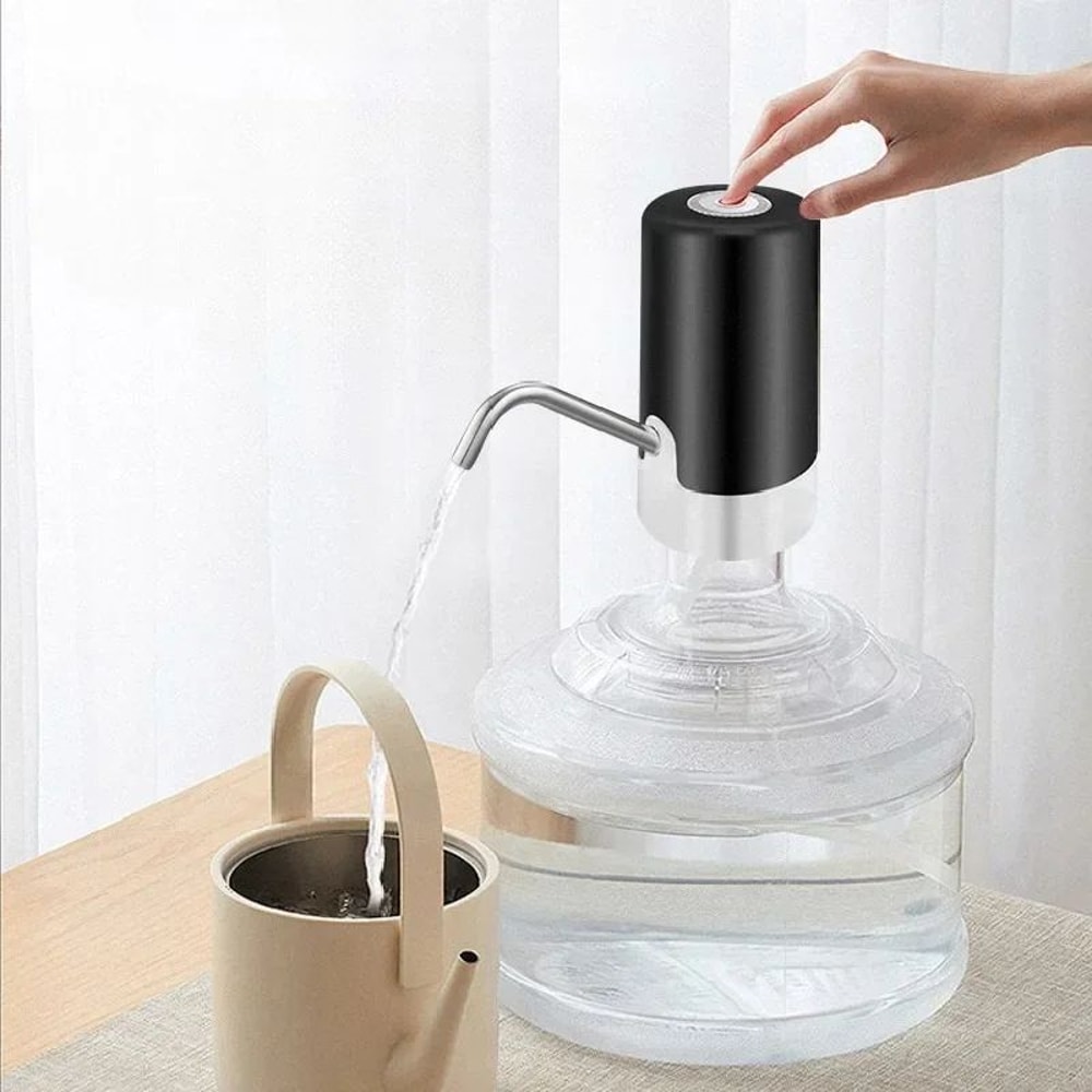 Rechargeable Electric Water Bottle Pump Portable USB Automatic Water Dispenser For 25 Gallon Jugs 1