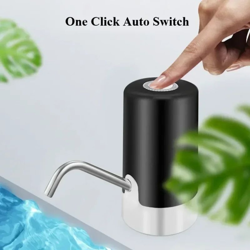 Rechargeable Electric Water Bottle Pump Portable USB Automatic Water Dispenser For 25 Gallon Jugs 3