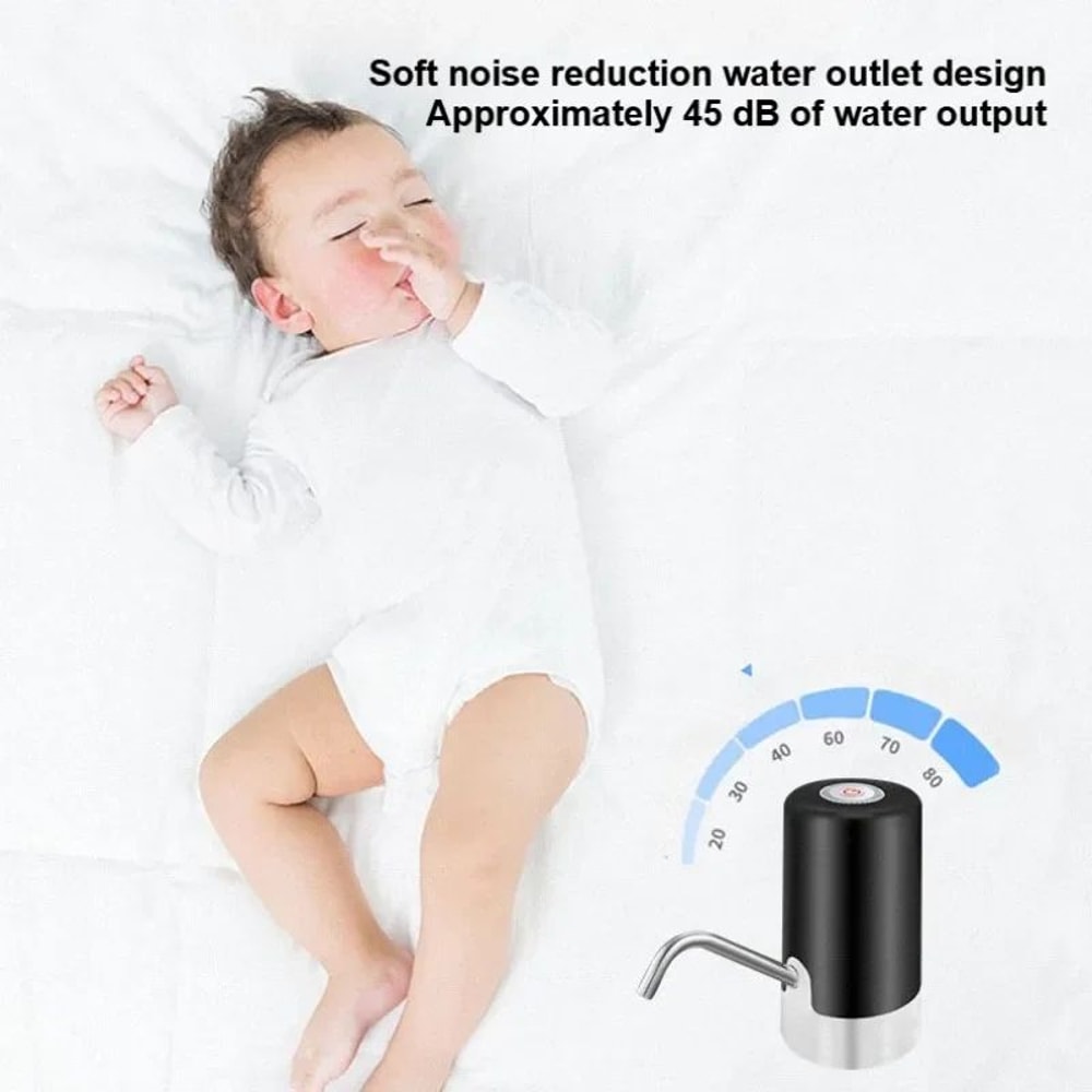 Rechargeable Electric Water Bottle Pump Portable USB Automatic Water Dispenser For 25 Gallon Jugs 7