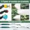 HighPressure Electric Garden Sprayer 2400mAh With 3 Nozzles Telescopic Wand 4