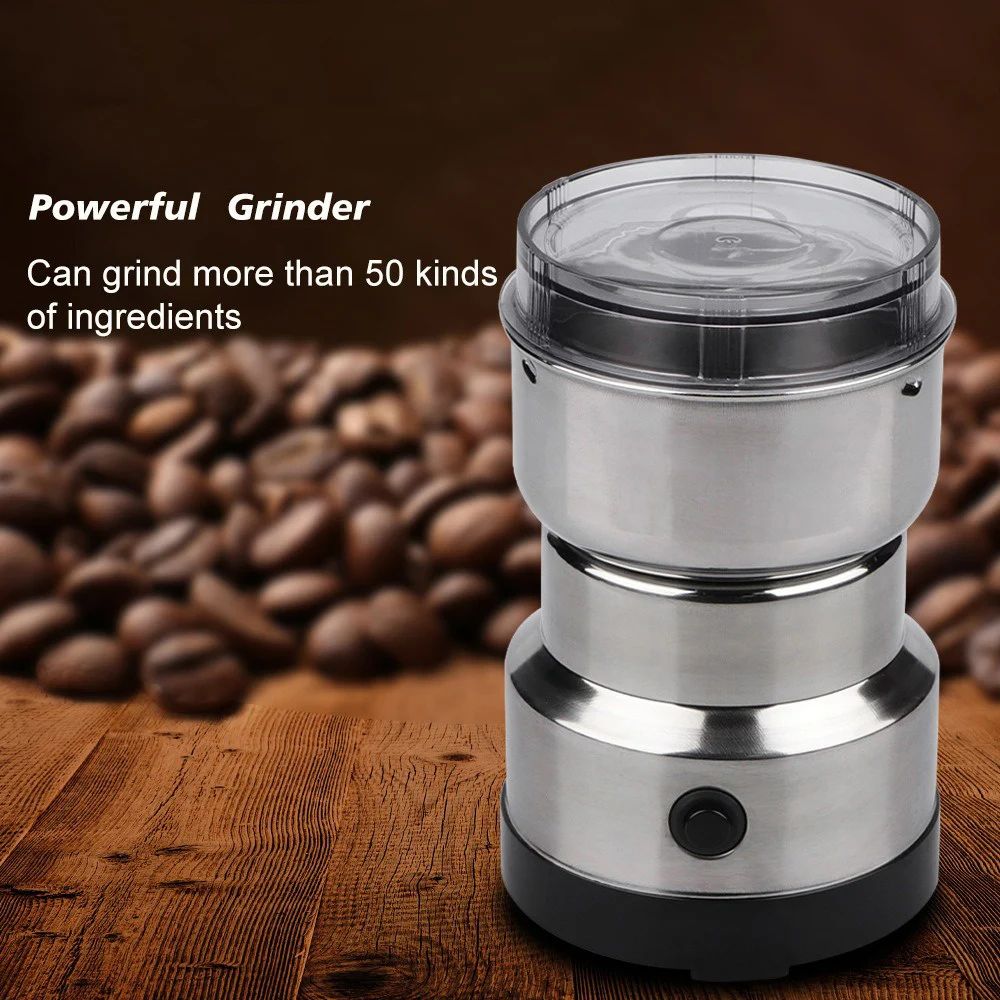 4Blade Electric Coffee Spice Grinder OneTouch Grain Nut Mill With Stainless Steel Blades 5