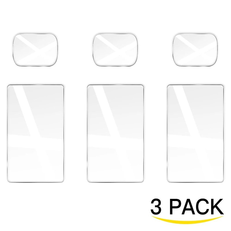 DJI Pocket 3 Screen Lens Tempered Glass Protector Set 9H AntiScratch Clear Film 8