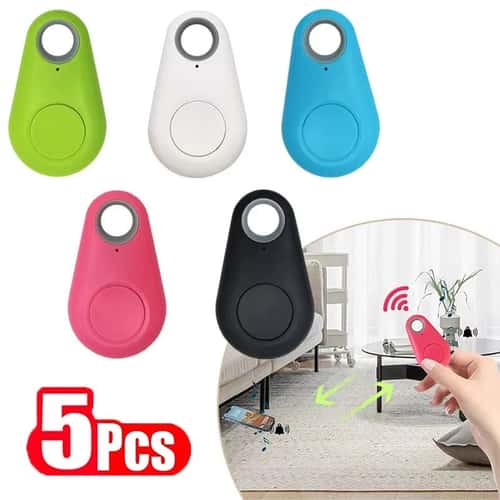 Bluetooth Key Finder Smart Locator Tag – Mini Anti-Lost Tracker for Keys, Kids & Bags (iOS/Android)
