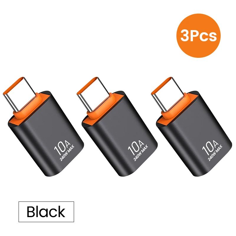 USB 30 USBC OTG Adapter 10A Fast Charge Data Transfer USBA To TypeC Converter 16