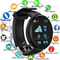 D18 Circular Color Screen Smartwatch Fitness Tracker Watch With Call Message Notifications 0