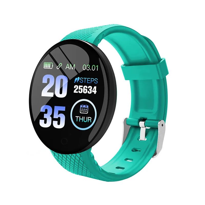 D18 Circular Color Screen Smartwatch Fitness Tracker Watch With Call Message Notifications 6