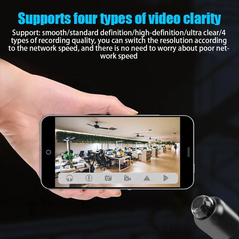 X5 1080P Mini WiFi Camera With Night Vision Motion Alerts Wireless Security Recorder 2