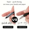 10Pack 05mm Needle Tip Black Ink Gel Pen Set Smooth Kawaii Stationery Pens For School Office 1