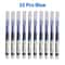 10Pack 05mm Needle Tip Black Ink Gel Pen Set Smooth Kawaii Stationery Pens For School Office 7