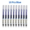 10Pack 05mm Needle Tip Black Ink Gel Pen Set Smooth Kawaii Stationery Pens For School Office 7