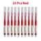 10Pack 05mm Needle Tip Black Ink Gel Pen Set Smooth Kawaii Stationery Pens For School Office 8