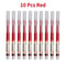 10Pack 05mm Needle Tip Black Ink Gel Pen Set Smooth Kawaii Stationery Pens For School Office 8