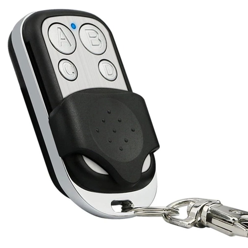 433MHz Universal Cloning Remote Key Fob 4Button Remote Control Duplicator For Garage Doors Gates 6