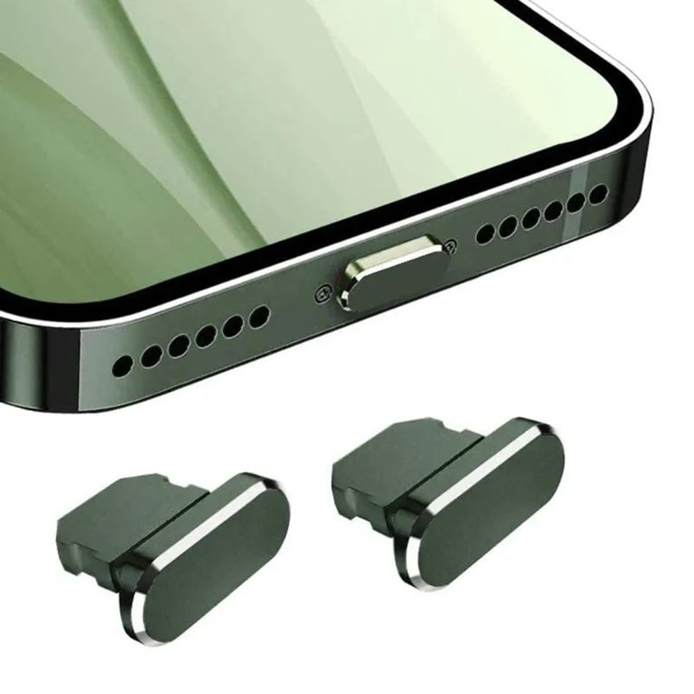 Metal Lightning Port Dust Plug For IPhone Charging Port Protector Against Lint Debris 8