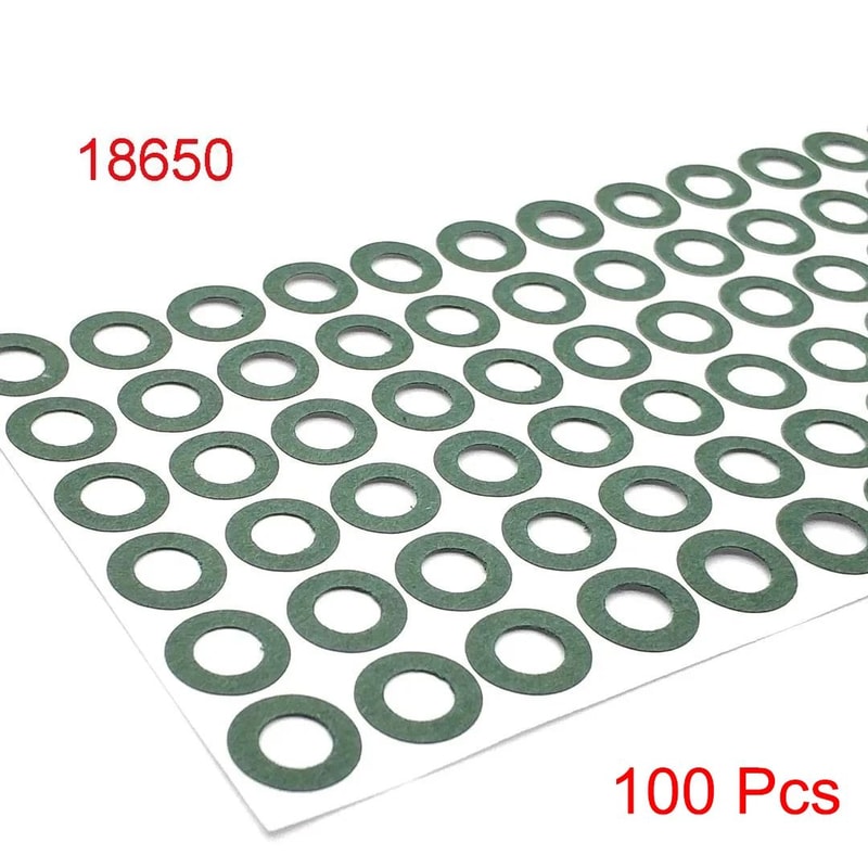 SelfAdhesive Battery Insulation Gasket Pads For 186502170026650 Cells Barley Paper Safety Insulato 1