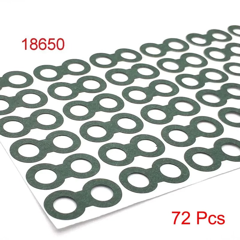 SelfAdhesive Battery Insulation Gasket Pads For 186502170026650 Cells Barley Paper Safety Insulato 2