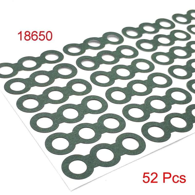 SelfAdhesive Battery Insulation Gasket Pads For 186502170026650 Cells Barley Paper Safety Insulato 3