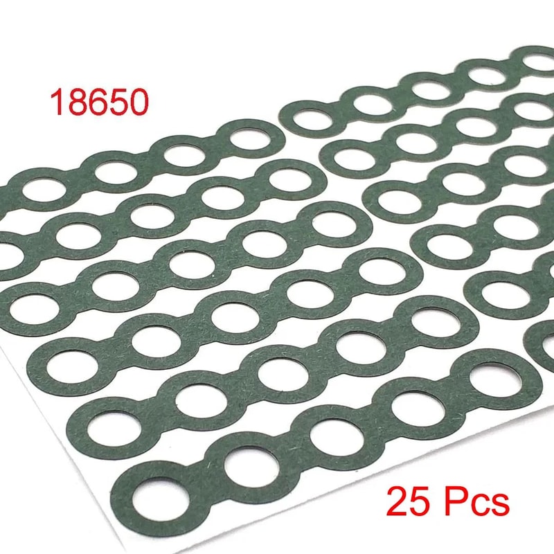 SelfAdhesive Battery Insulation Gasket Pads For 186502170026650 Cells Barley Paper Safety Insulato 5