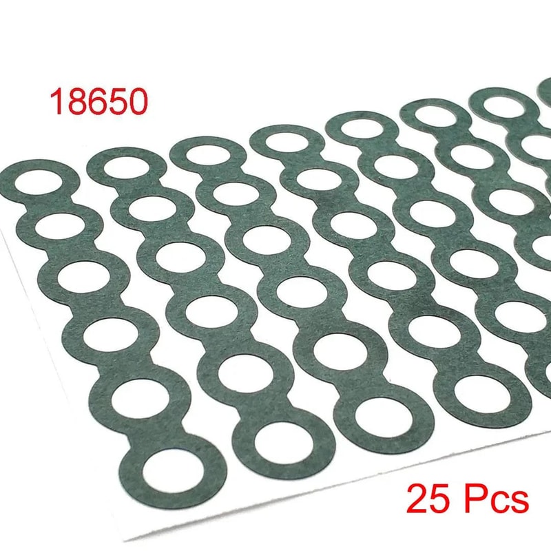 SelfAdhesive Battery Insulation Gasket Pads For 186502170026650 Cells Barley Paper Safety Insulato 6