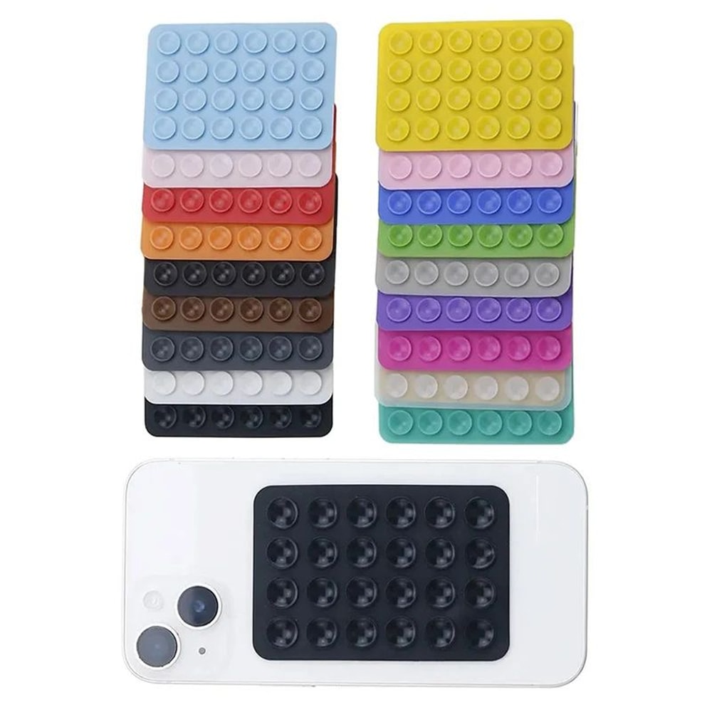 Universal Silicone Suction Pad Phone Holder Adhesive Suction Cup Pad For Wall Mirror Mounting 0
