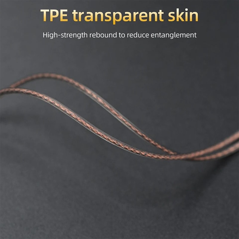 KZ 784Core Mixed Copper Upgrade Cable 075mm 2Pin IEM Replacement Wire For Clearer Richer Sound 5