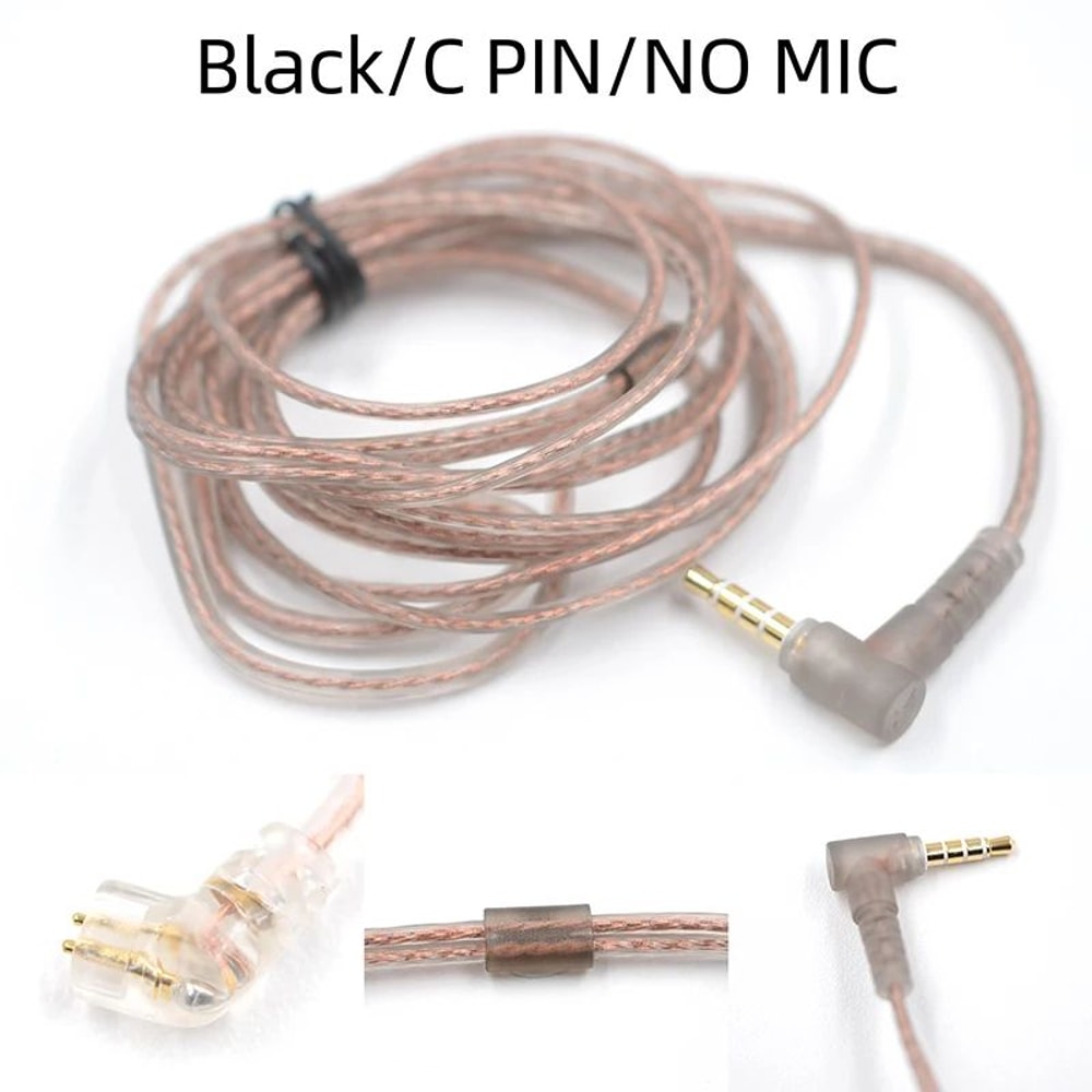 KZ 784Core Mixed Copper Upgrade Cable 075mm 2Pin IEM Replacement Wire For Clearer Richer Sound 6
