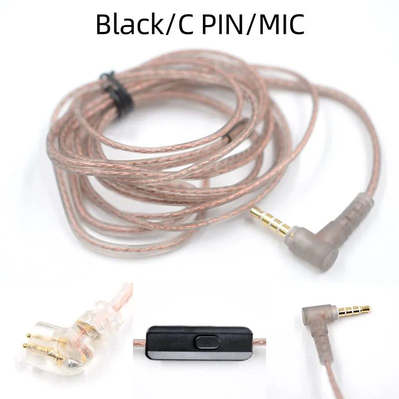 KZ 784Core Mixed Copper Upgrade Cable 075mm 2Pin IEM Replacement Wire For Clearer Richer Sound 7