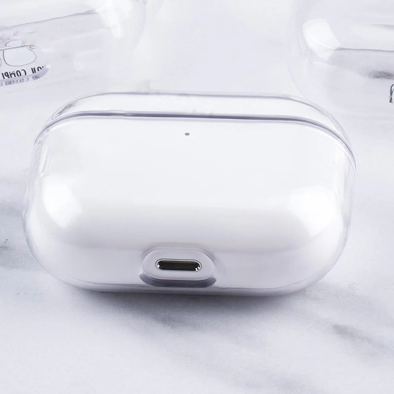 Crystal Clear Hard PC Case For AirPods Pro 2Pro321 Slim ScratchShield Protective Cover 5