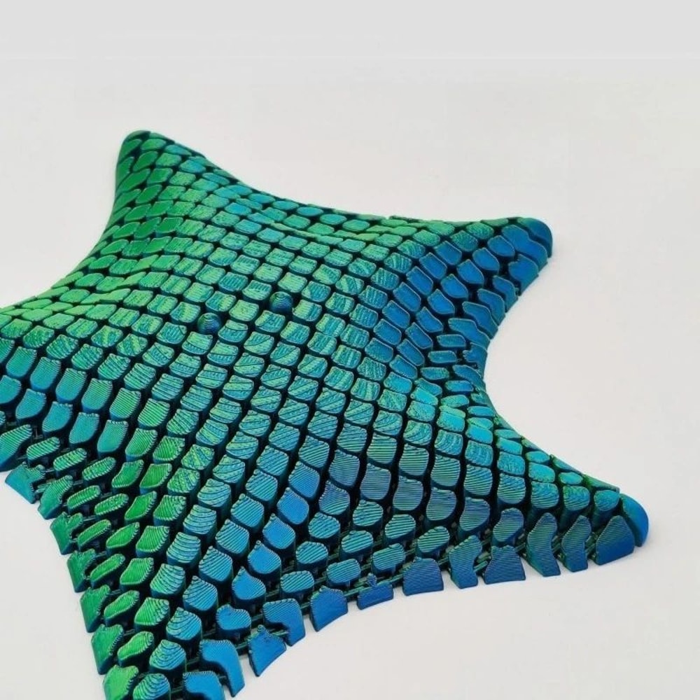 Articulated Starfish Fidget Toy 3D Printed Stress Relief Desk Decor For Kids Adults 3