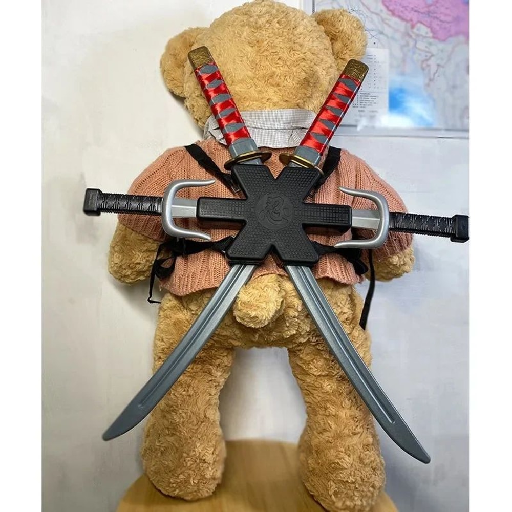 Kids Ninja Costume Accessories Samurai Toy Weapon Set Safe Plastic Dagger Darts For Halloween Cosp 2