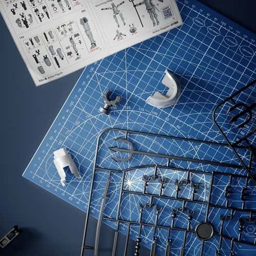 Paladin Knight 13-Joint Poseable Figure - 3D Printed Action Figure with Armor & Weapon Set