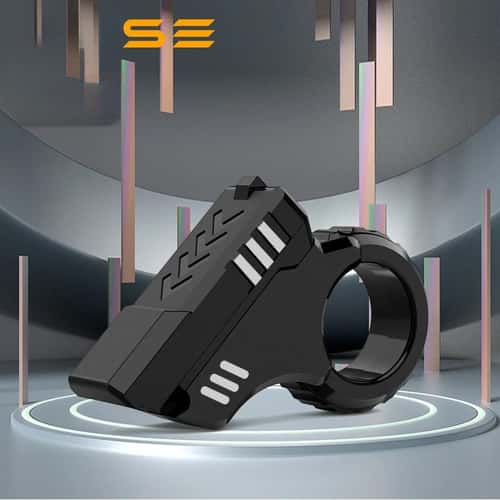 3D Printed Rotary Finger Slider Fidget Toy - Textured Ratchet Stress Relief Desk Fidget