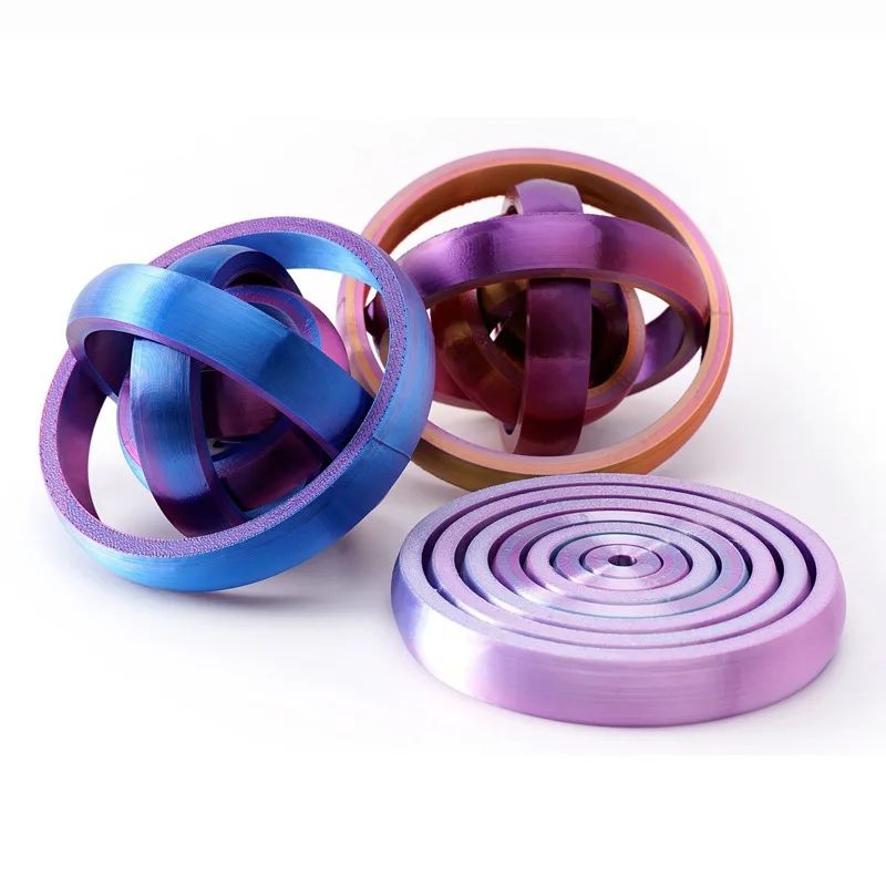 3D Printed Gravity Rotation Spinner Fingertip Gyroscope Quiet Anxiety Relief Toy 2