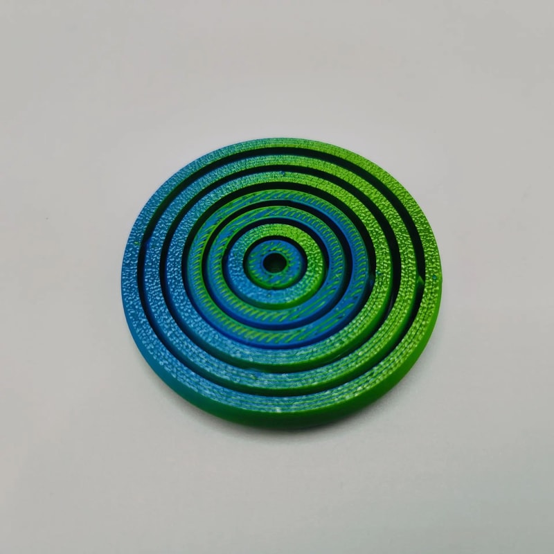 3D Printed Gravity Rotation Spinner Fingertip Gyroscope Quiet Anxiety Relief Toy 9