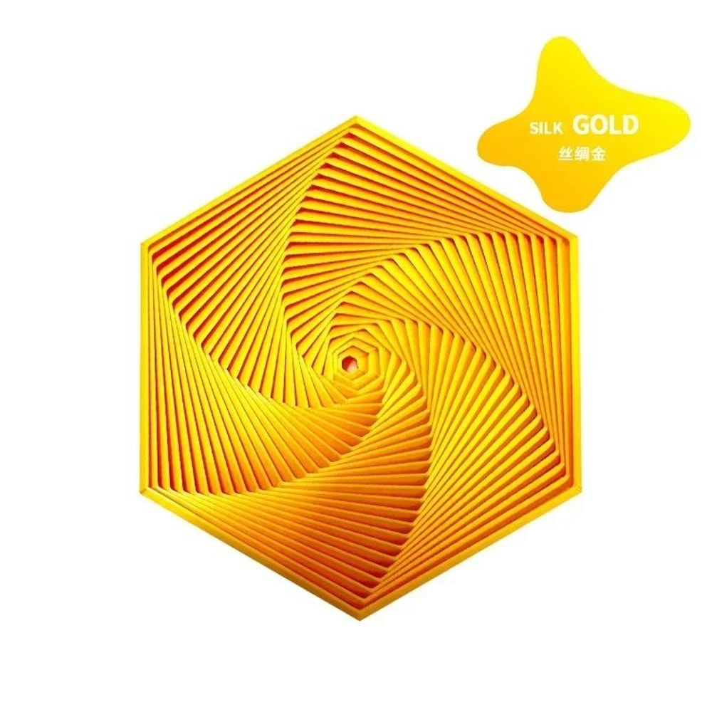 Fractal Hexagon 3D Printed Fidget Toy Portable Stress Relief Sensory Desk Toy 276 Inches 4