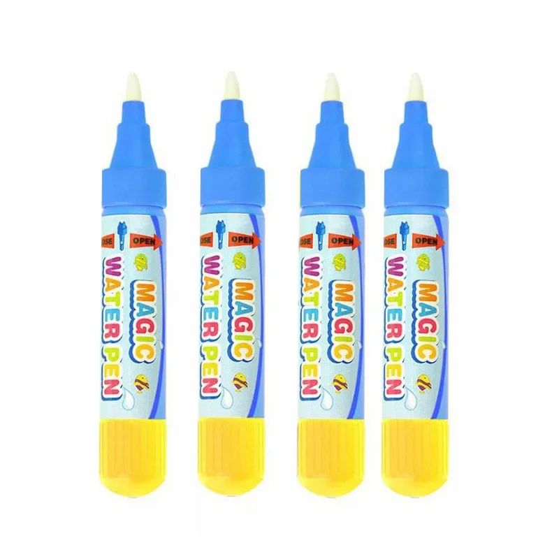 Magic Water Doodle Pen Set For Kids Water Doodle Pen Refills For Water Drawing Mat MessFree Paint 6