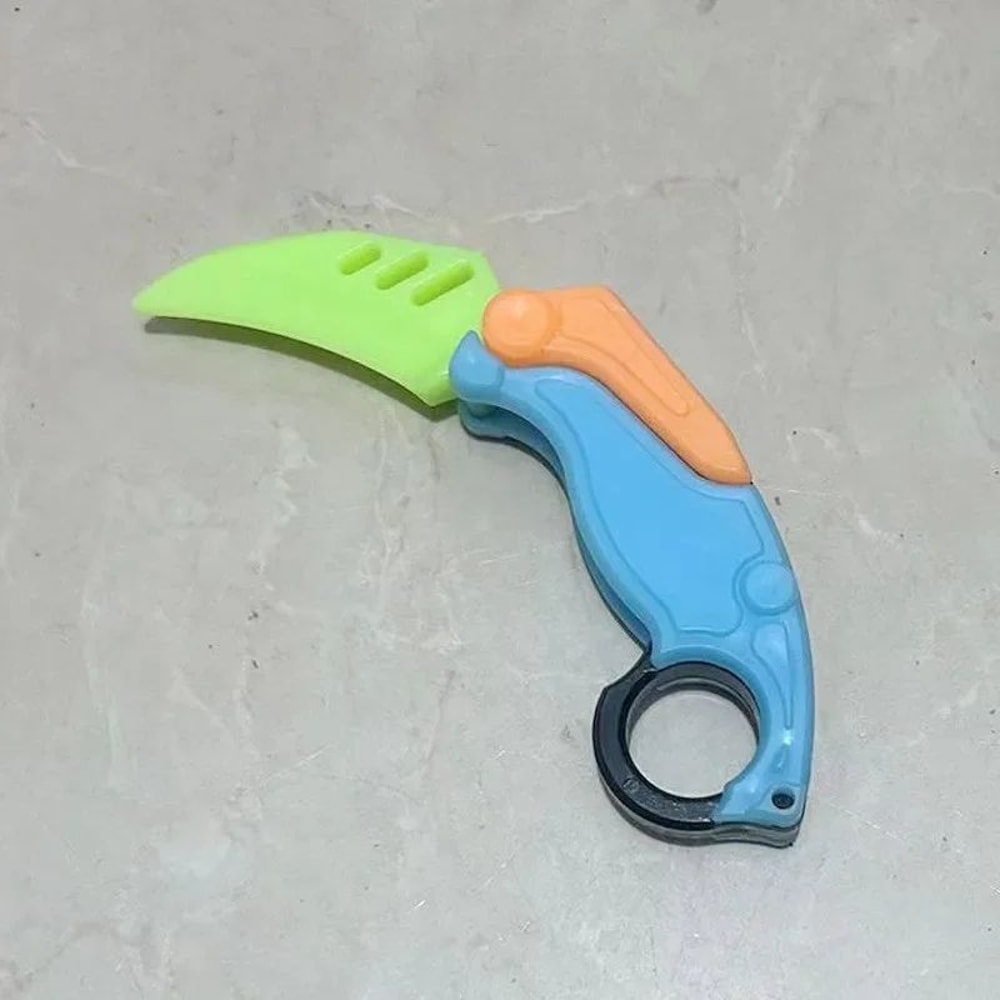 OneClick 3D Printed Blade Fidget Toy Knife Prop Toy Collectible Desk Ornament 6