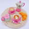 Kids Pretend Play Coffee Set With Cups Treats Afternoon Tea Playset For Play Kitchen Fun 3